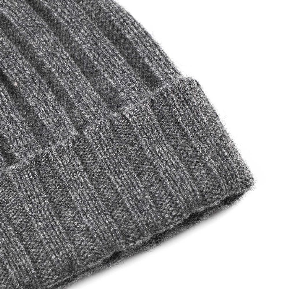 Rubinacci Cappello in cashmere grigio Qualità Garantita