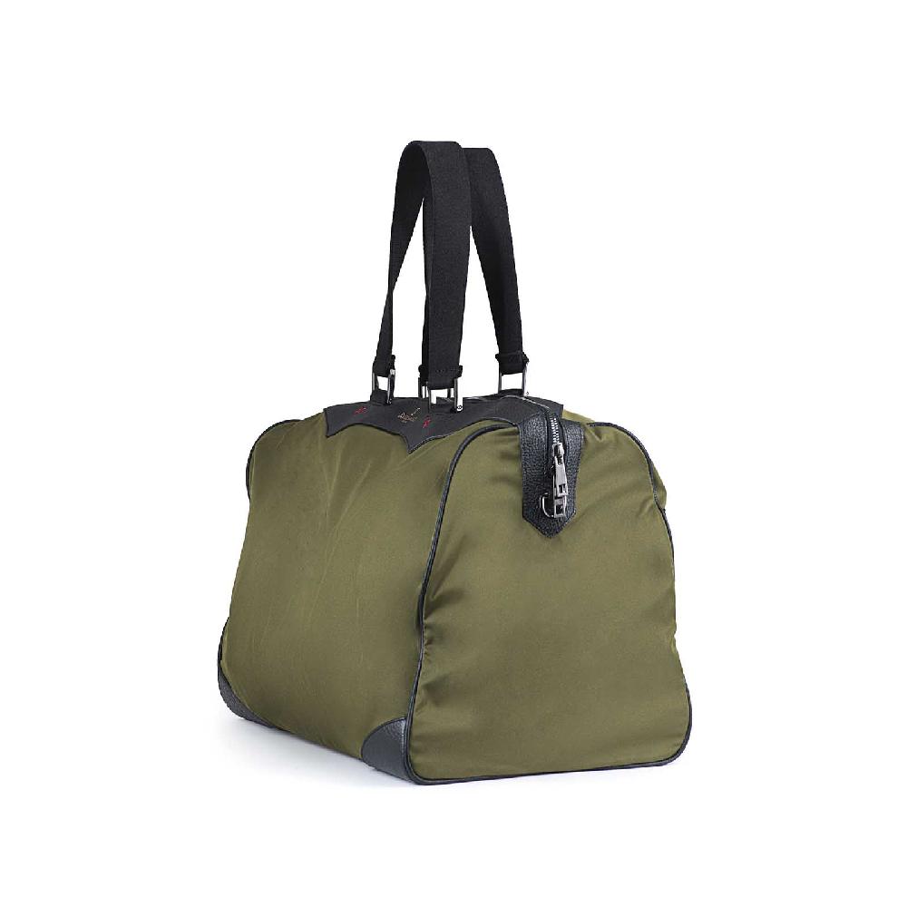 Rubinacci Borsa day to day in tela verde militare Negozi Online