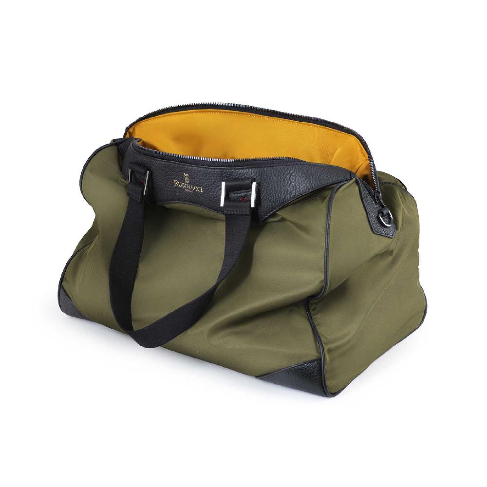 Rubinacci Borsa day to day in tela verde militare Negozi Online