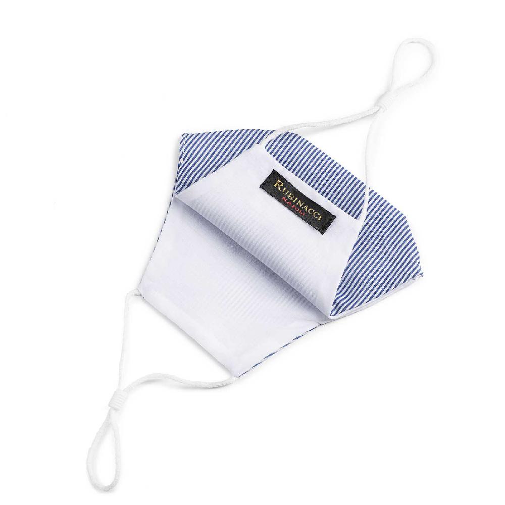 Rubinacci Mascherina Viroblock rigata blu Convenienza
