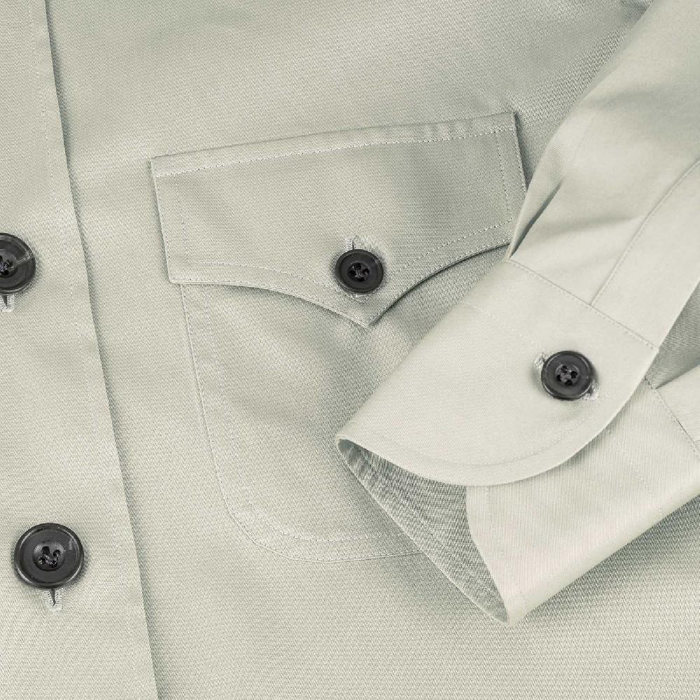 Rubinacci Vintage archive sahariana in cotone ghiaccio Saldi Di Fabbrica