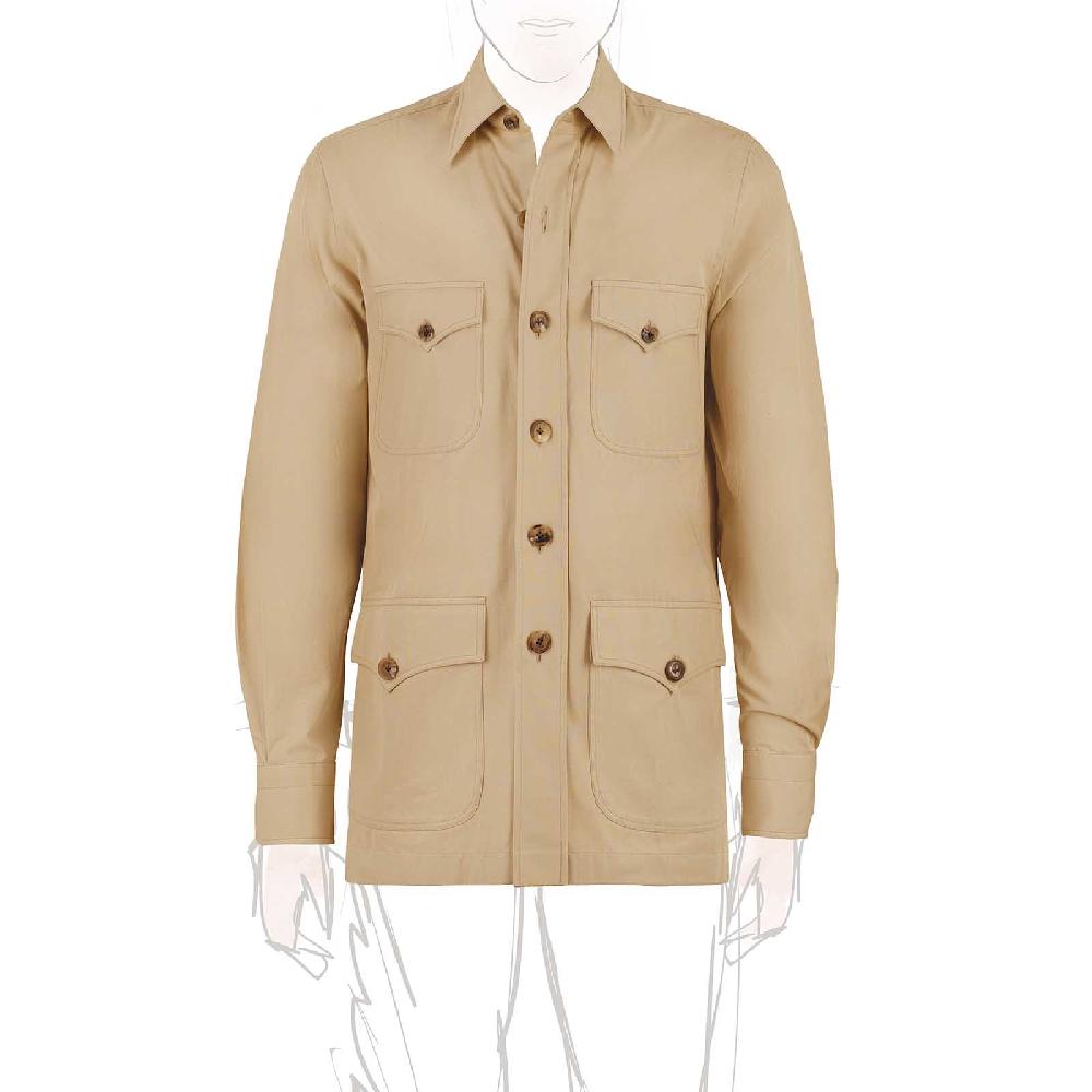 Rubinacci Vintage archive sahariana in cotone beige I Più Venduti