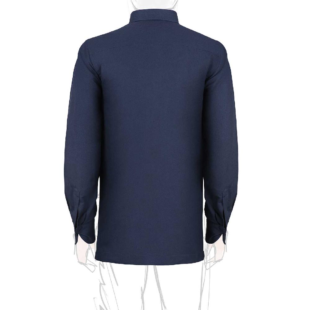 Rubinacci Vintage archive sahariana in cotone blu denim Nuova