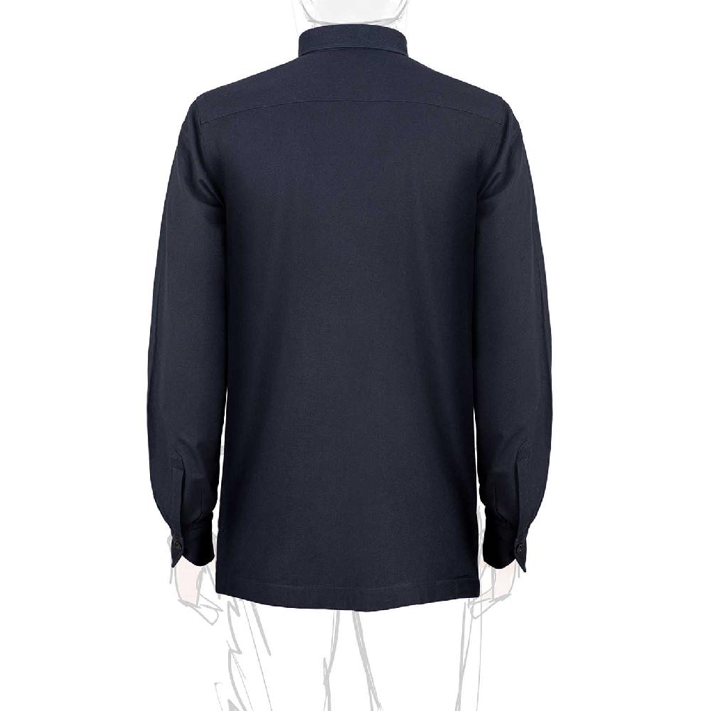 Rubinacci Vintage archive sahariana in cotone blu Moda