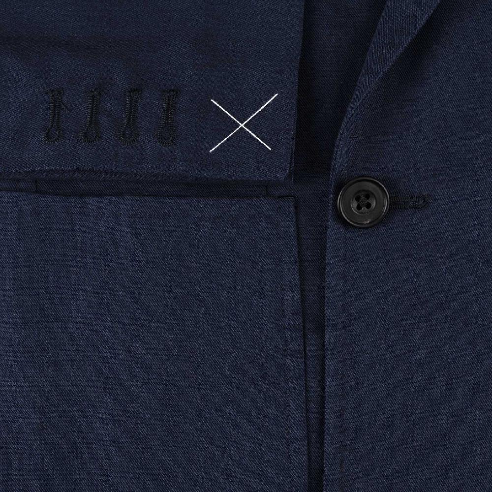 Rubinacci Vintage archive giacca in cotone blu Grande vendita