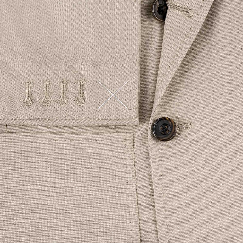 Rubinacci Vintage archive giacca in cotone beige Flash Sale