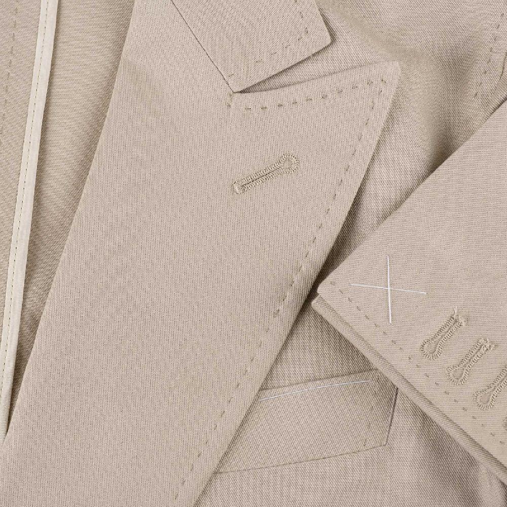 Rubinacci Vintage archive giacca in cotone beige Flash Sale