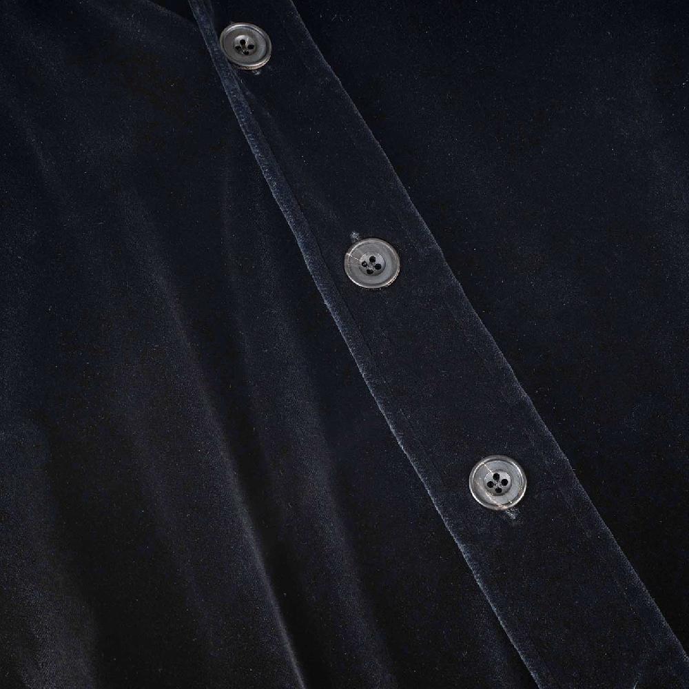 Rubinacci Overshirt in velluto nero Trasporto libero internazionale