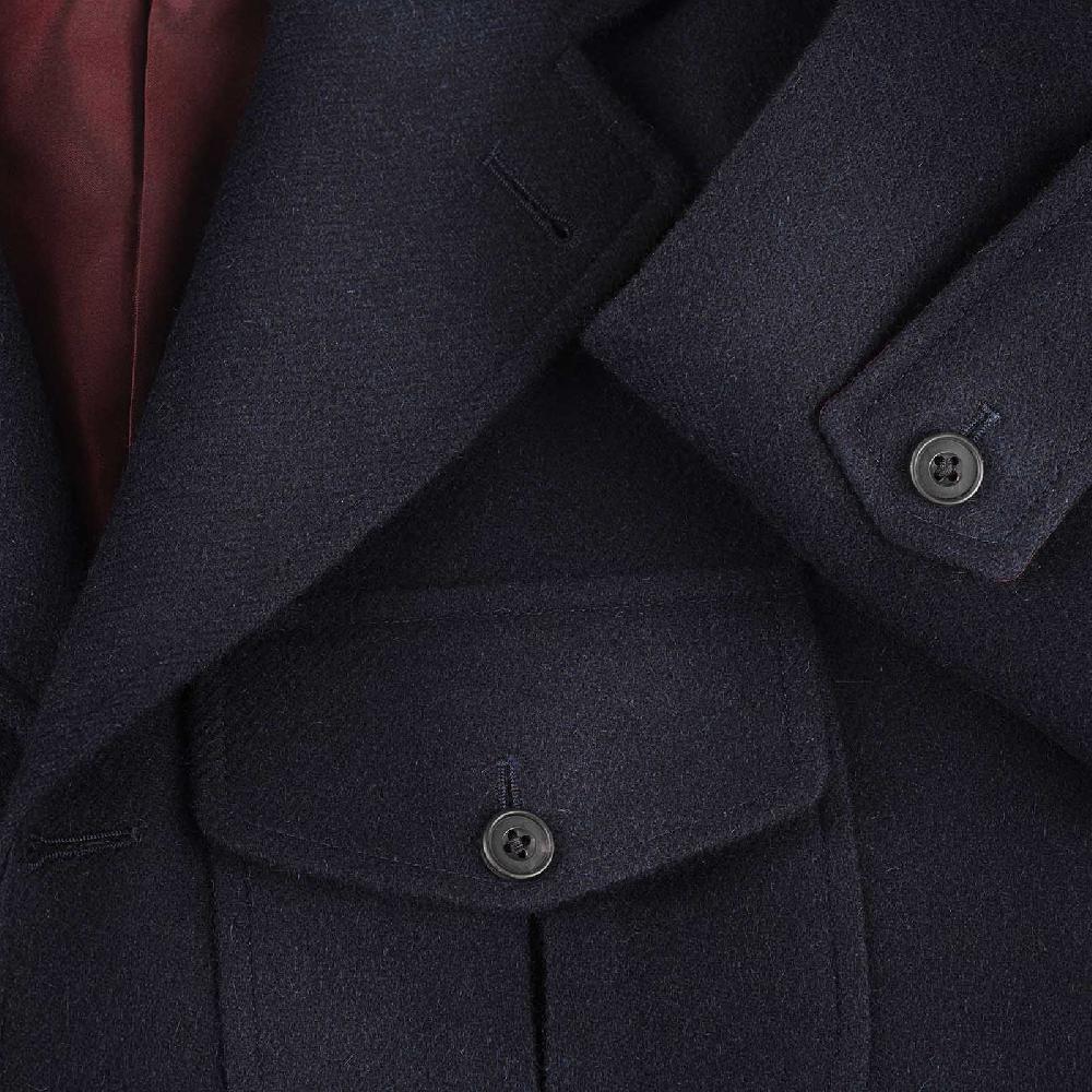 Rubinacci Giacca giorgio in cashmere blu 2025
