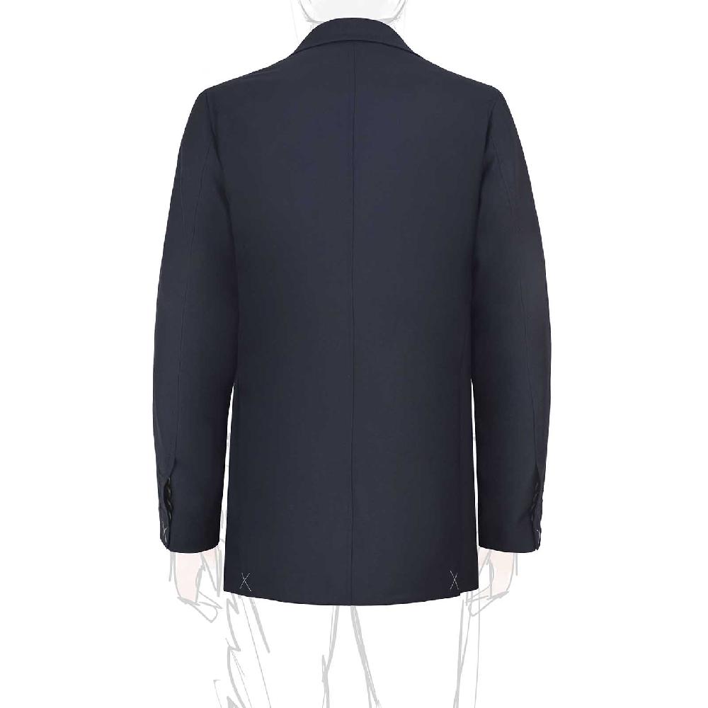 Rubinacci Giacca in Lana “Green Certified” blu Shopping Online