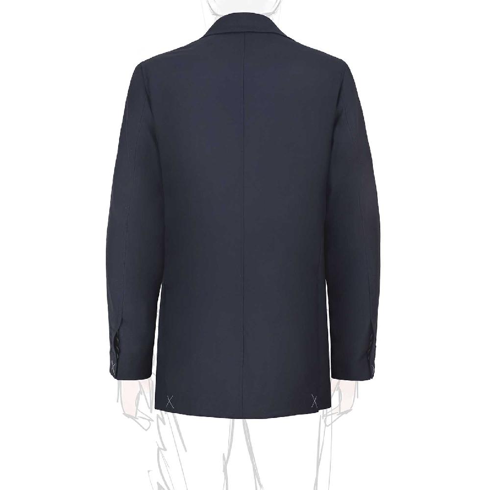 Rubinacci Giacca in Lana “Green Certified” blu Affare Del Giorno