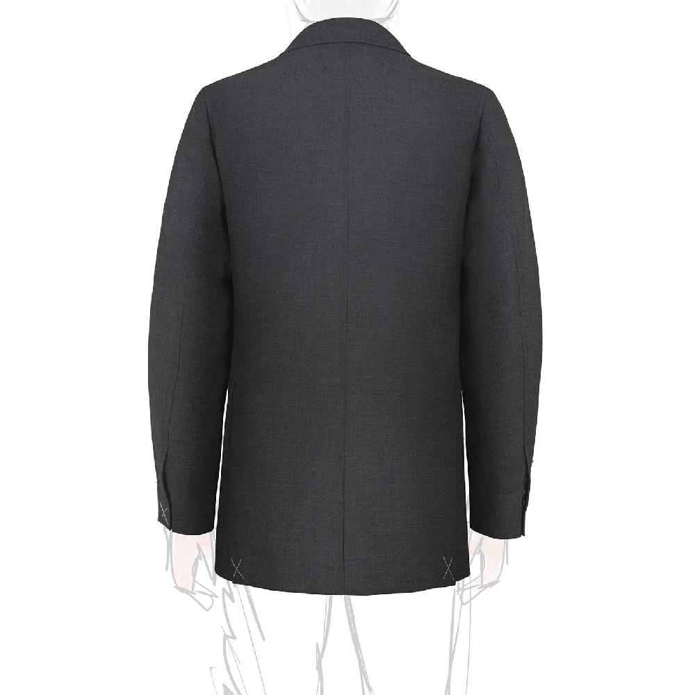 Rubinacci Giacca in hopsack grigio Sottocosto