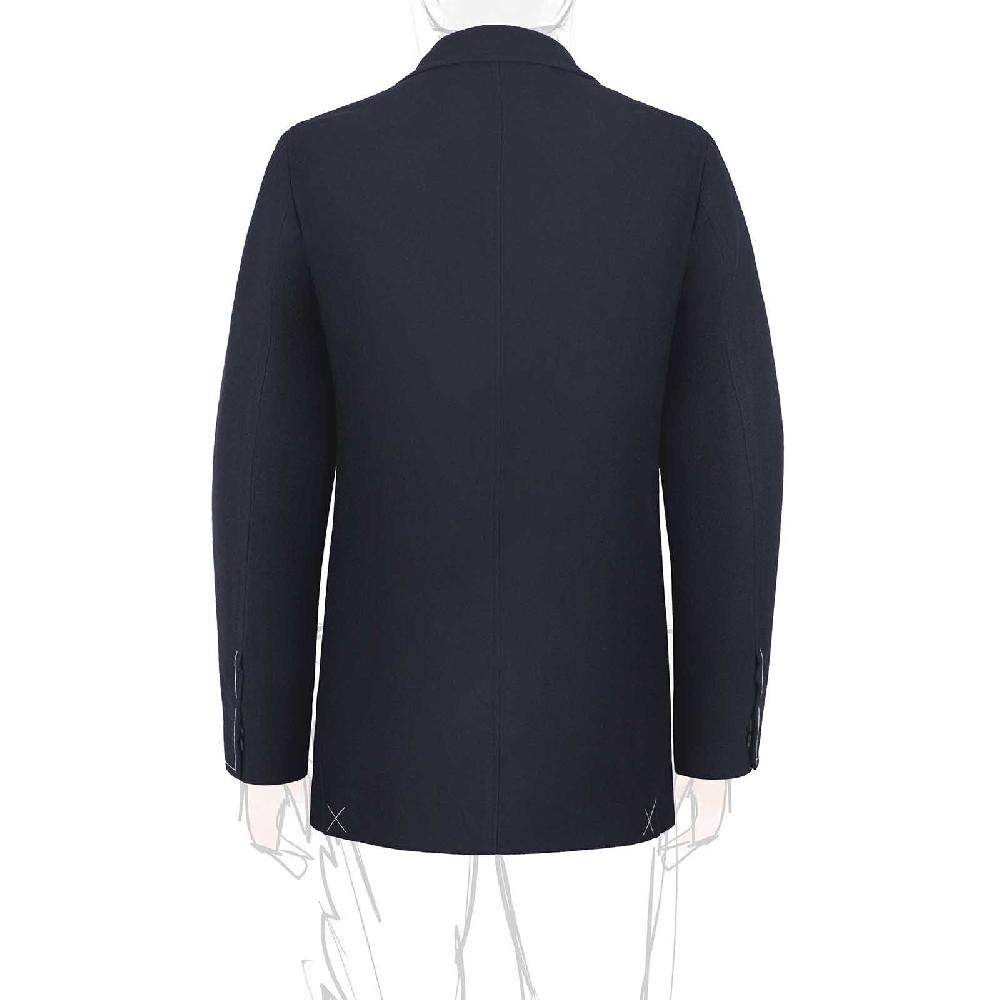 Rubinacci Giacca in lana blu Sconto