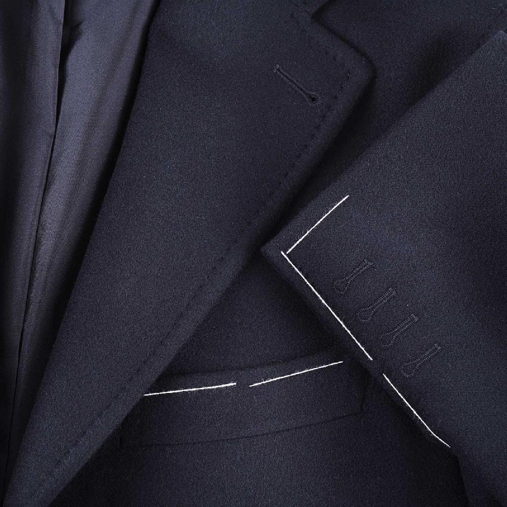 Rubinacci Giacca in lana blu Sconto
