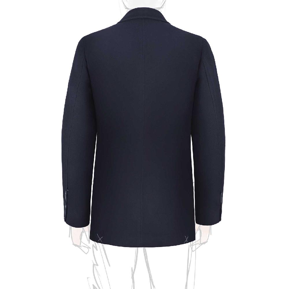 Rubinacci Giacca in lana blu Outlet