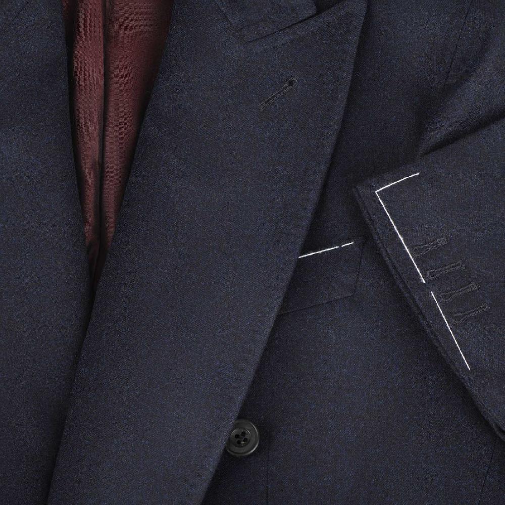 Rubinacci Giacca in flanella blu Saldi