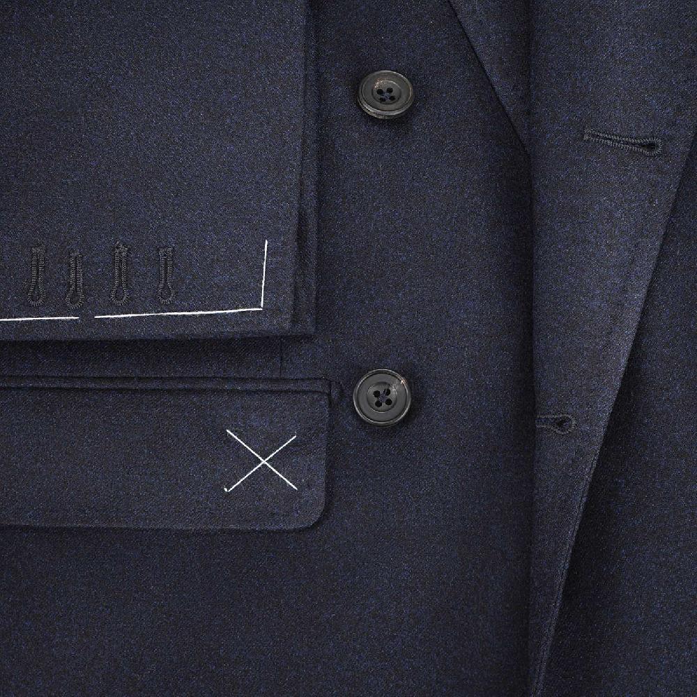 Rubinacci Giacca in flanella blu Saldi