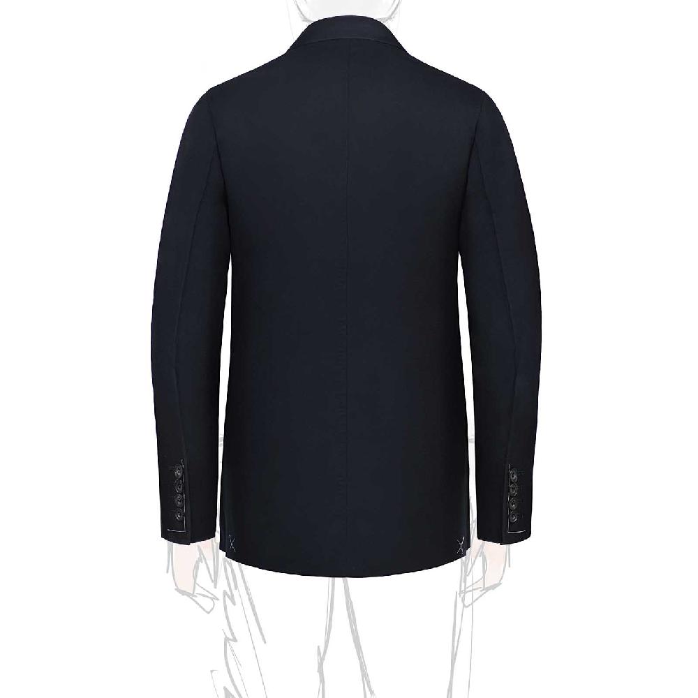 Rubinacci Giacca in cashmere blu Vendita Calda