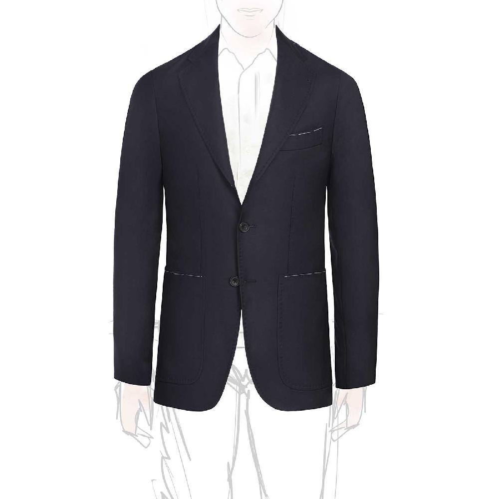Rubinacci Giacca in tasmania blu Saldi Di Fabbrica