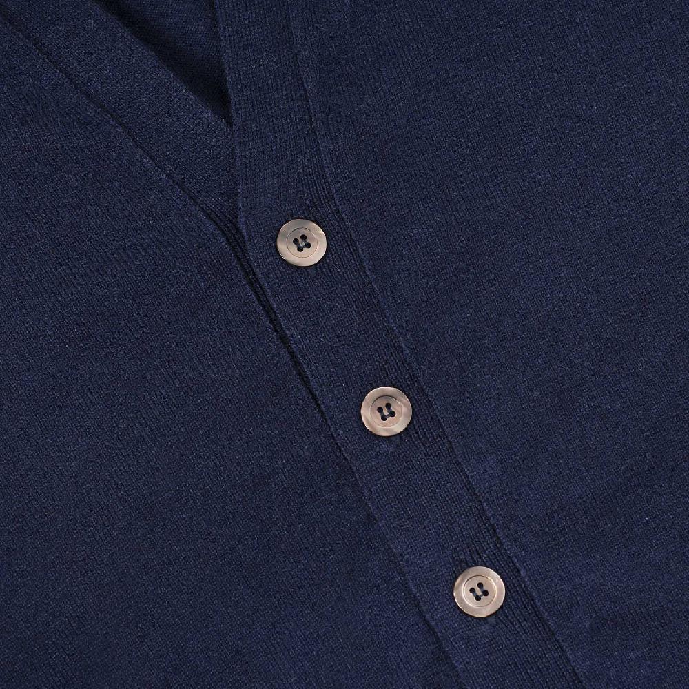 Rubinacci Gilet in cashmere blu Comprare a buon mercato