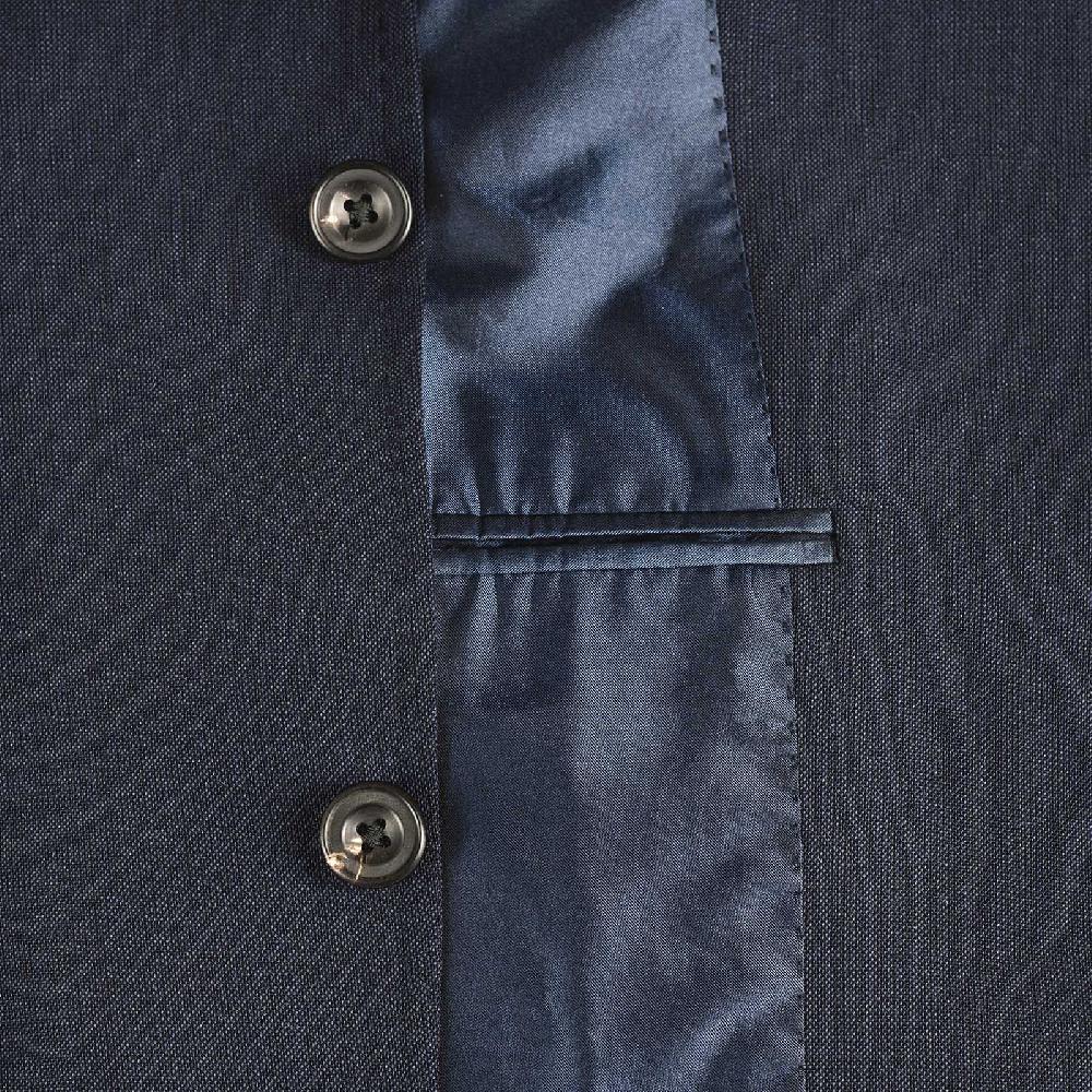 Rubinacci Giacca in lana e mohair blu Fornitura limitata