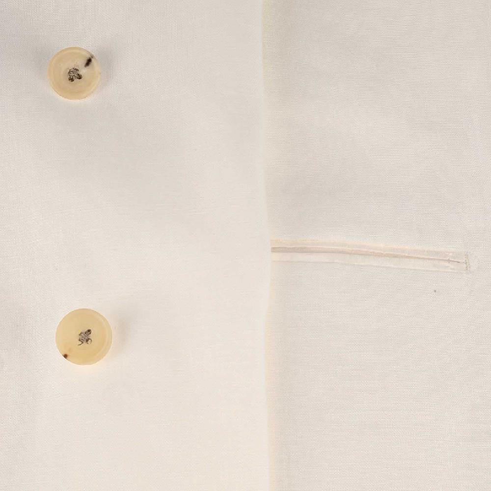 Rubinacci Giacca in lino bianco Offerta esclusiva