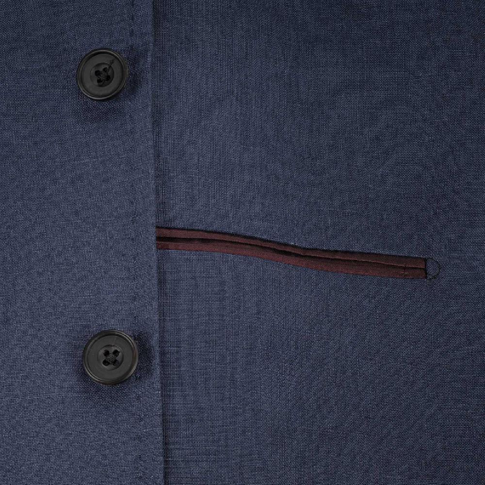 Rubinacci Giacca in lino blu Vendite stagionali