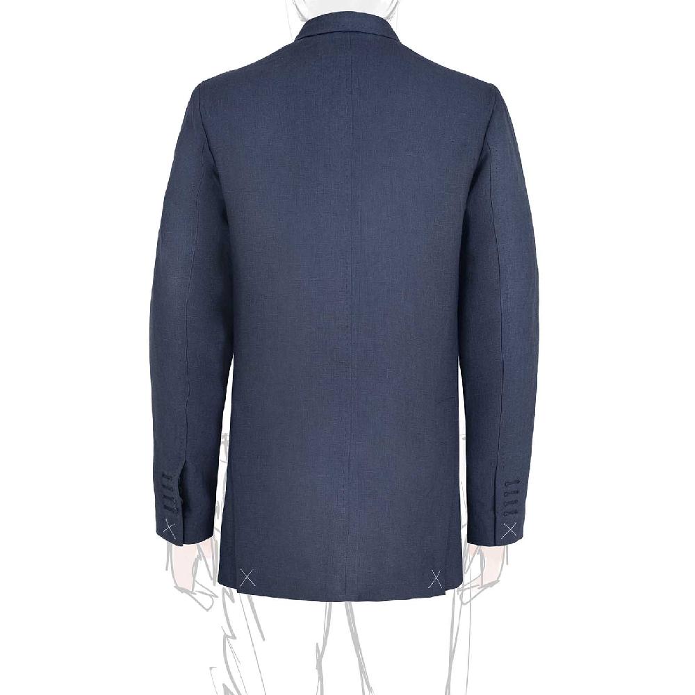 Rubinacci Giacca in lino blu Black Friday