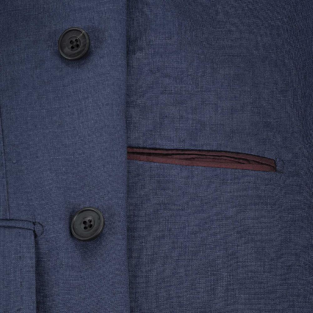 Rubinacci Giacca in lino blu Black Friday
