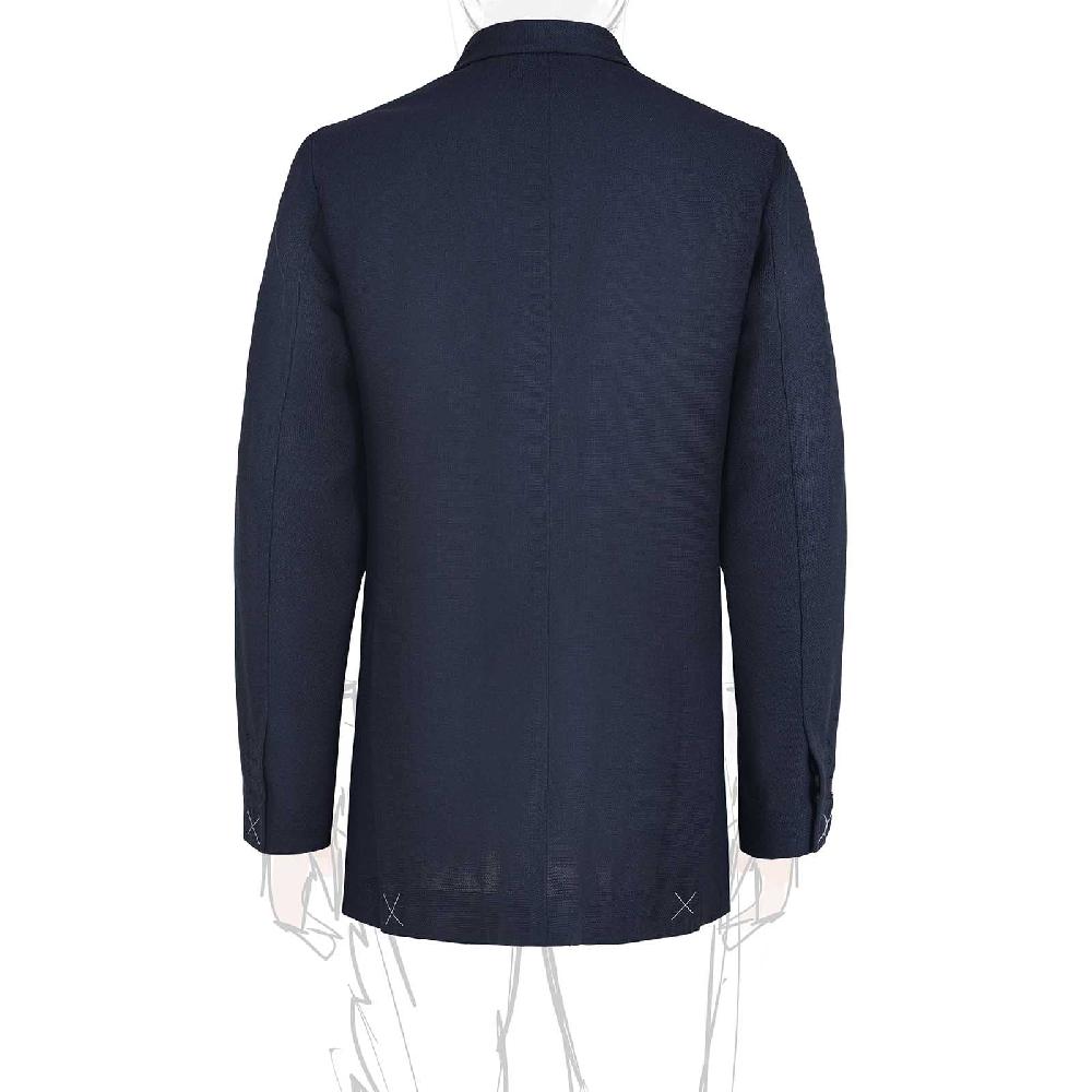 Rubinacci Giacca in saglia di lana blu Cyber Monday