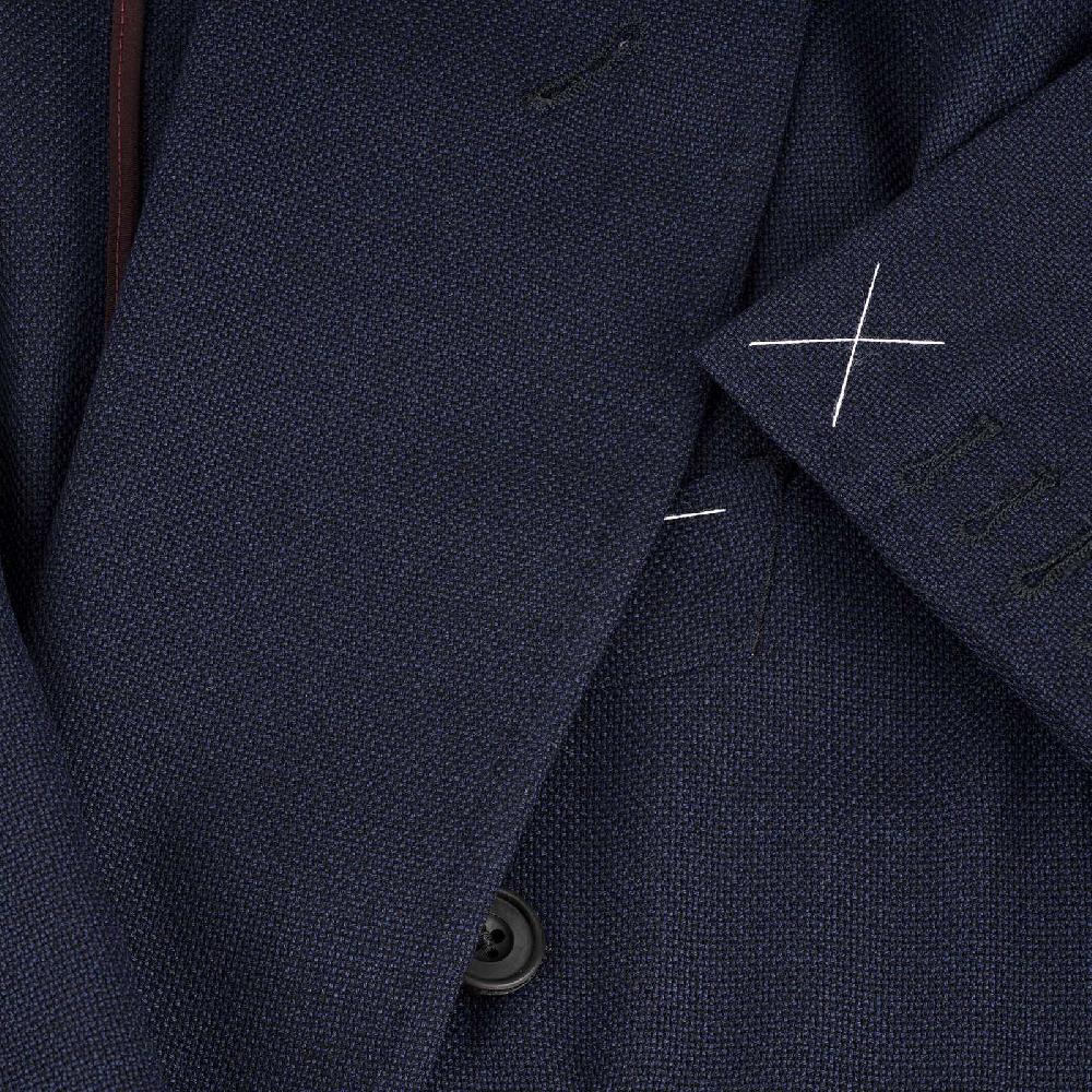 Rubinacci Giacca in saglia di lana blu Cyber Monday