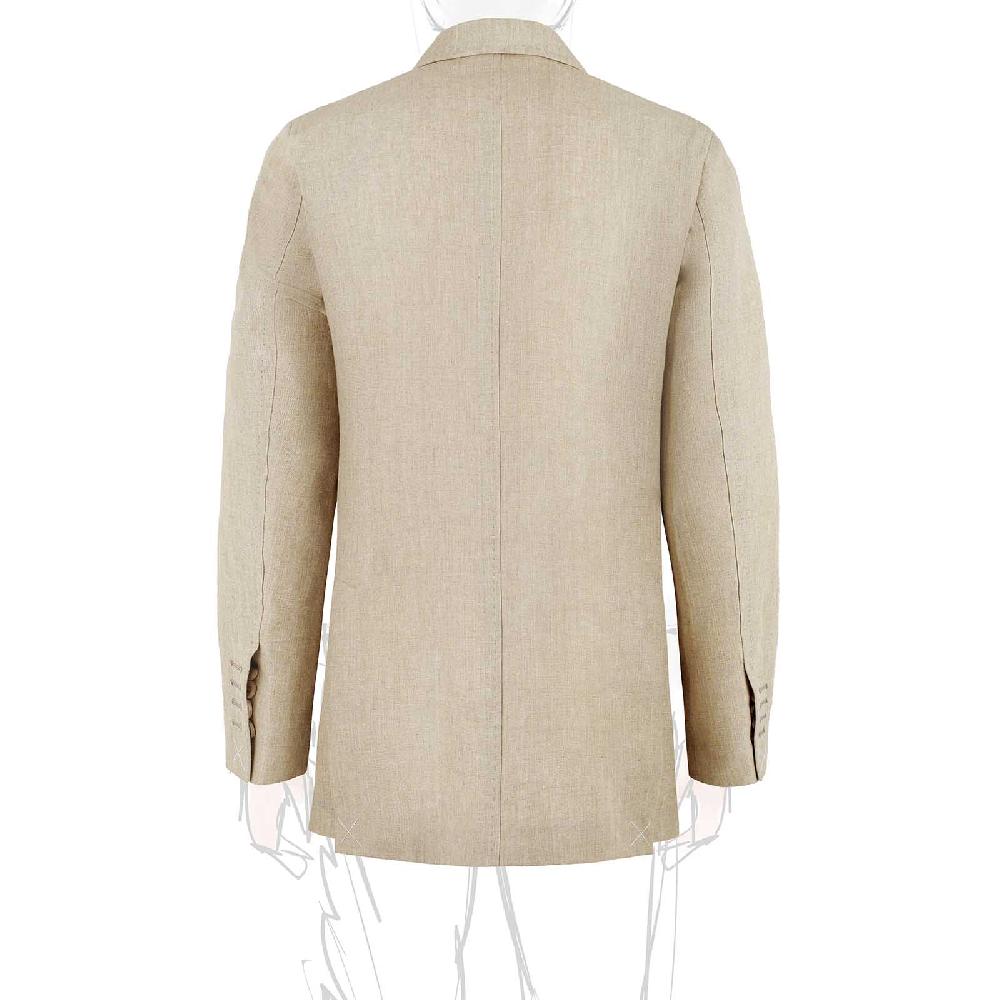 Rubinacci Giacca in lino beige Offerta Pasqua