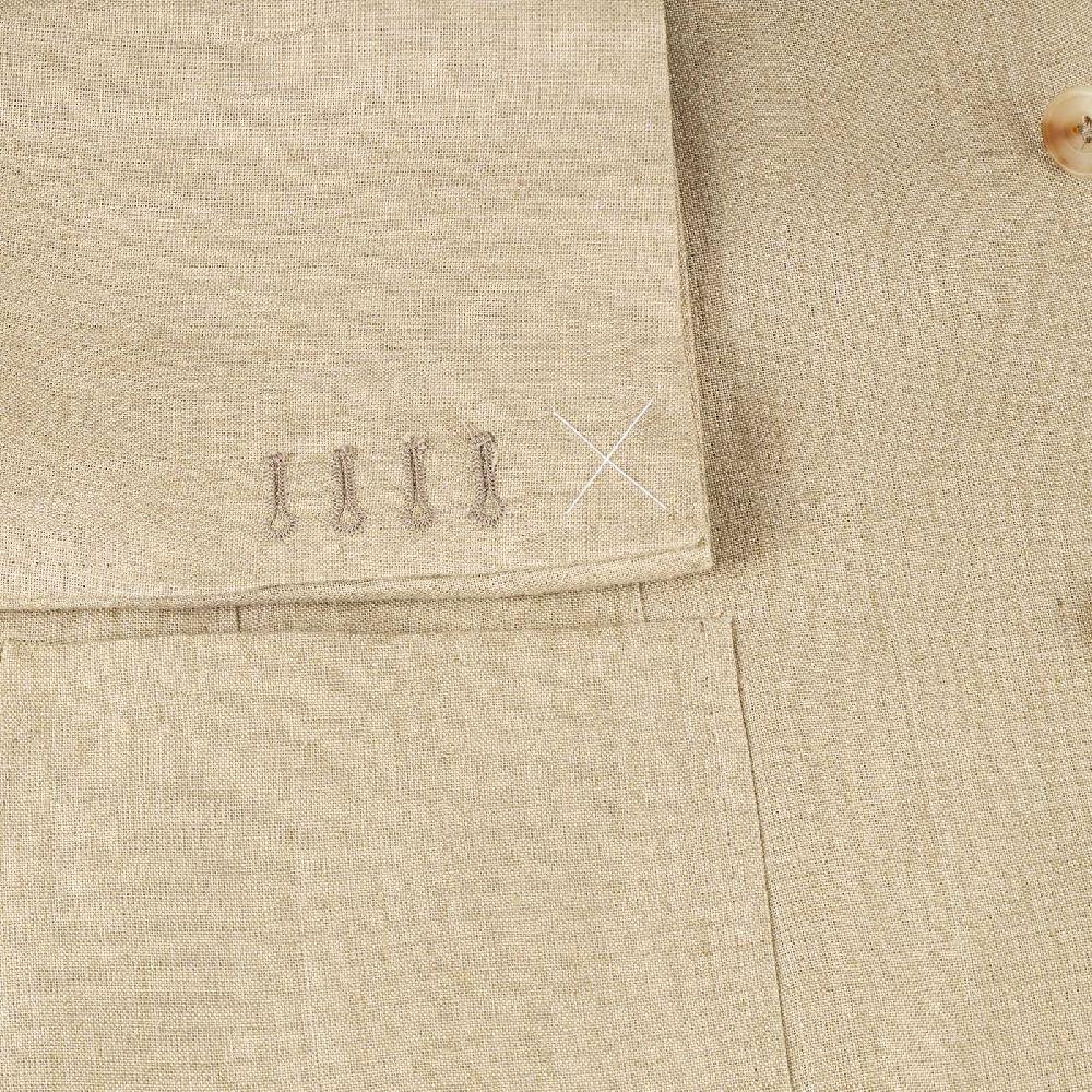 Rubinacci Giacca in lino beige Offerta Pasqua