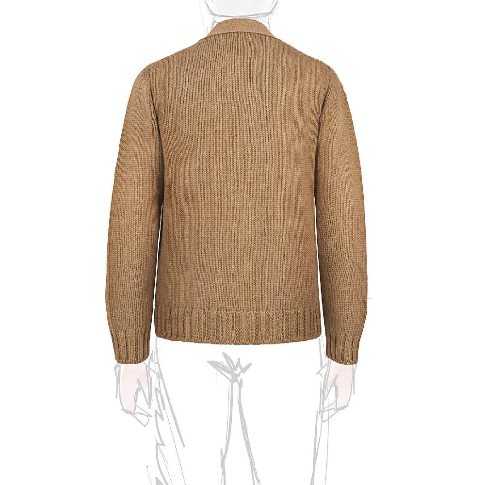 Rubinacci Cardigan cashmere rhum Offerta Anniversario