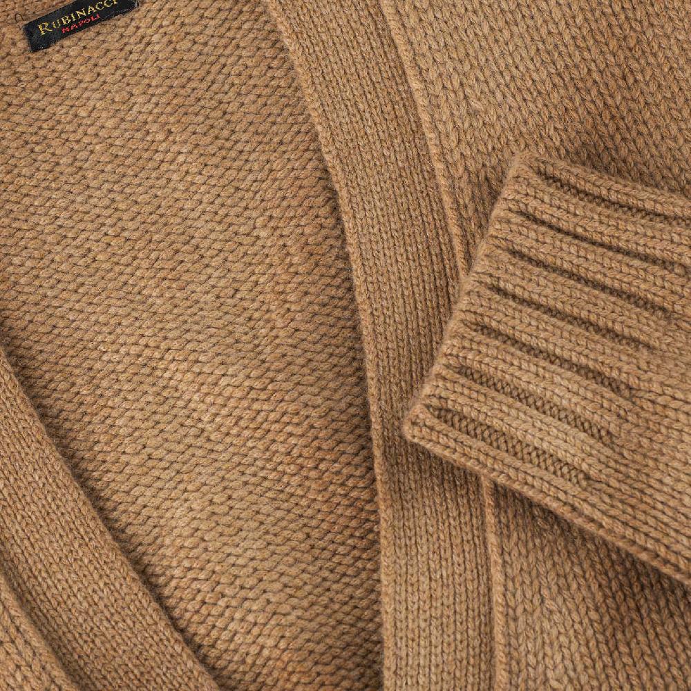 Rubinacci Cardigan cashmere rhum Offerta Anniversario