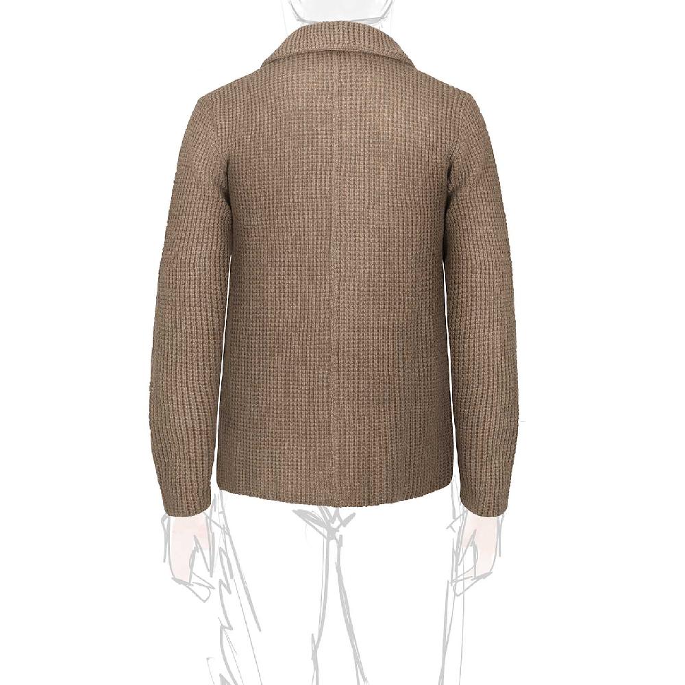 Rubinacci Cardigan cashmere nocciola Offerta migliore