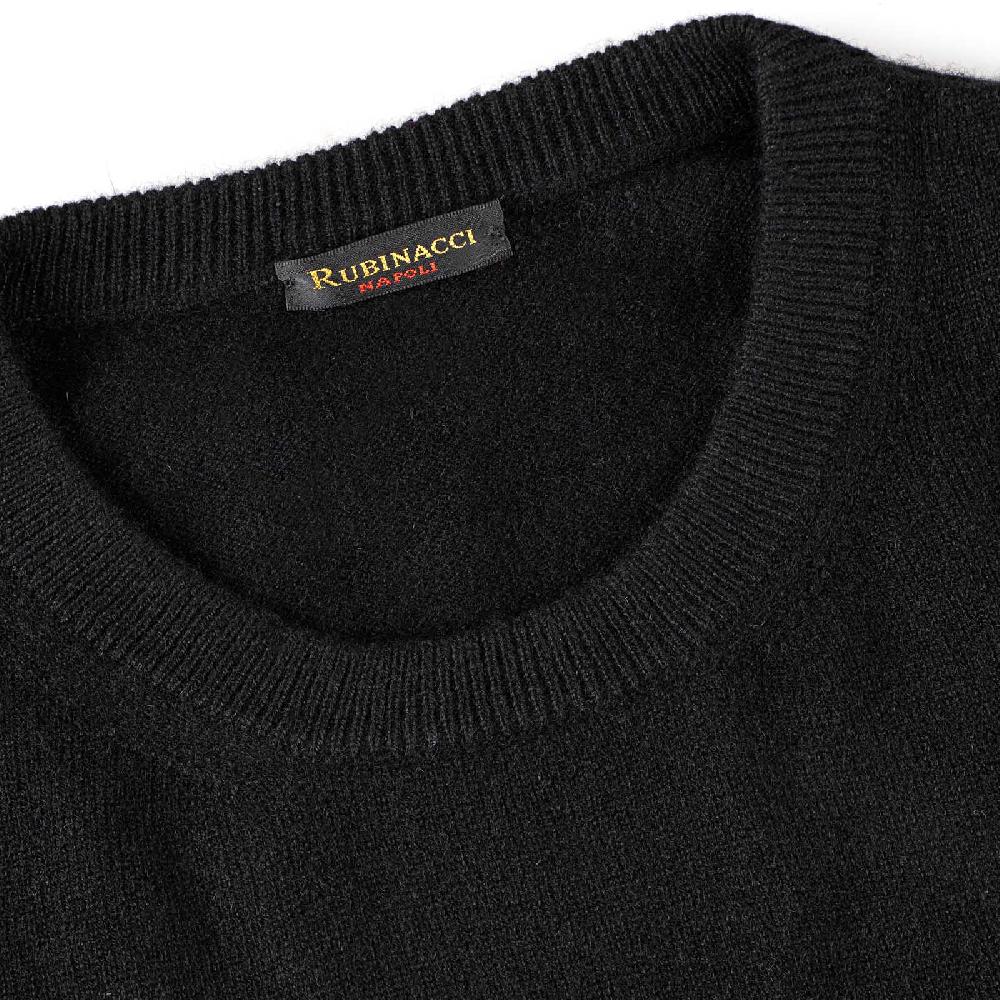 Rubinacci Girocollo in cashmere nero Grandi sconti