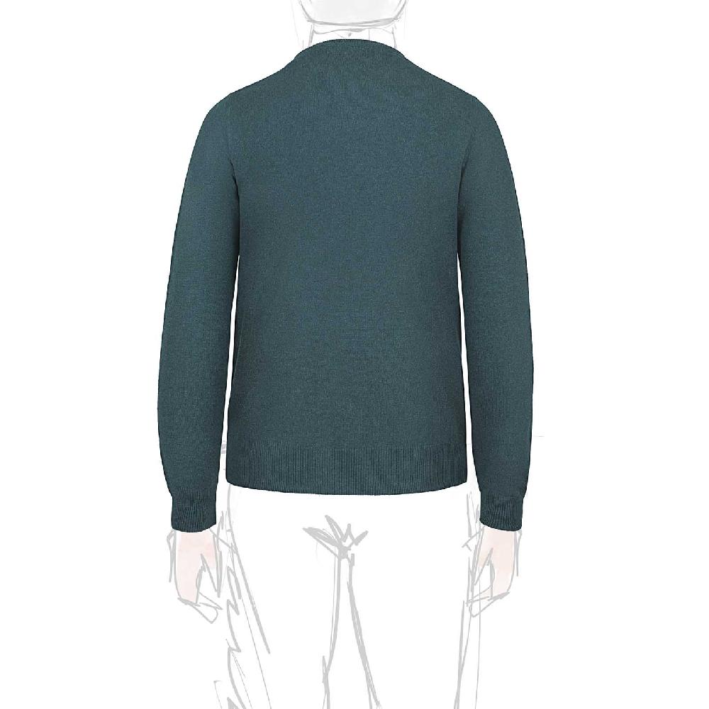 Rubinacci Girocollo in cashmere verde Nuovi prodotti