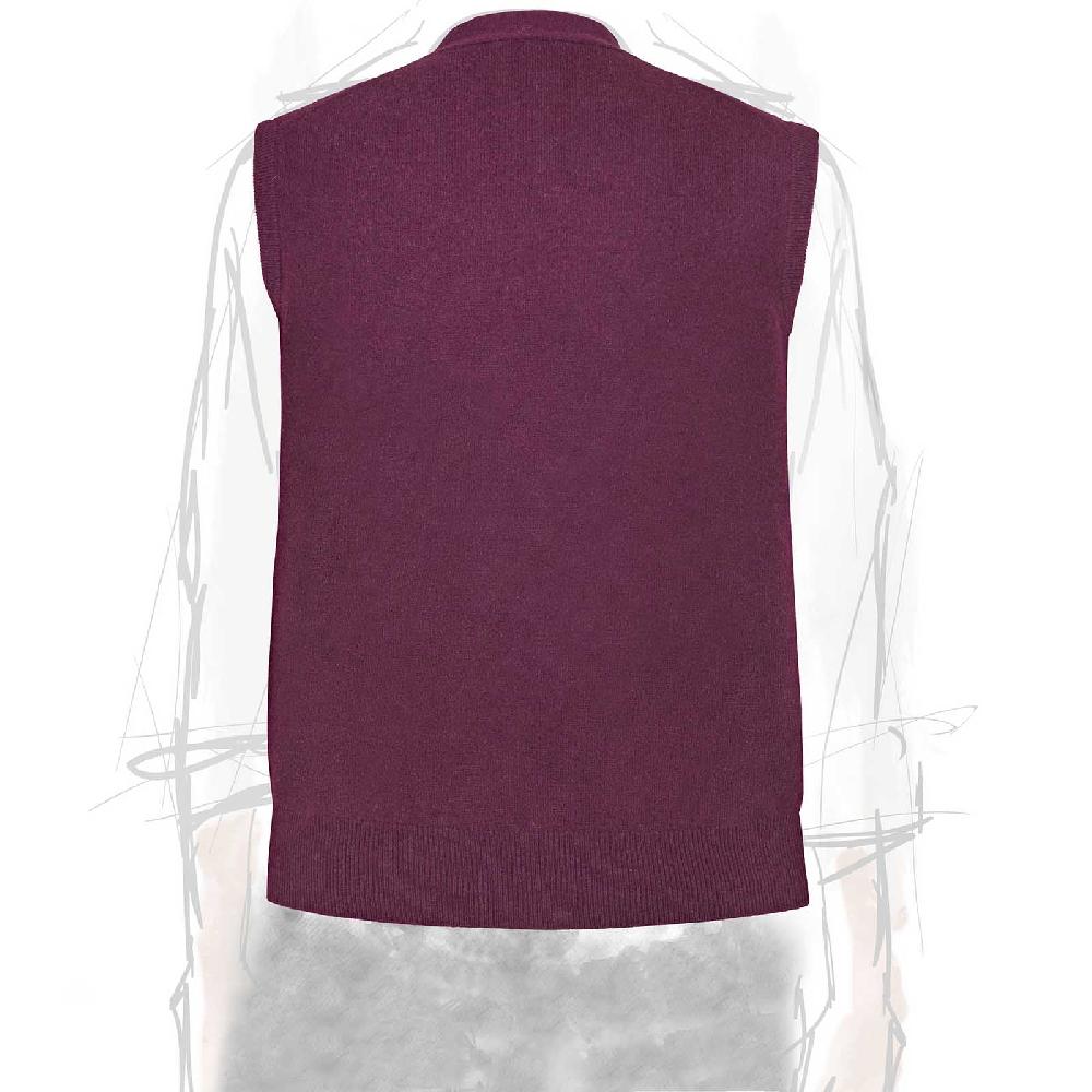 Rubinacci Gilet in cashmere vino Offerte stagionali
