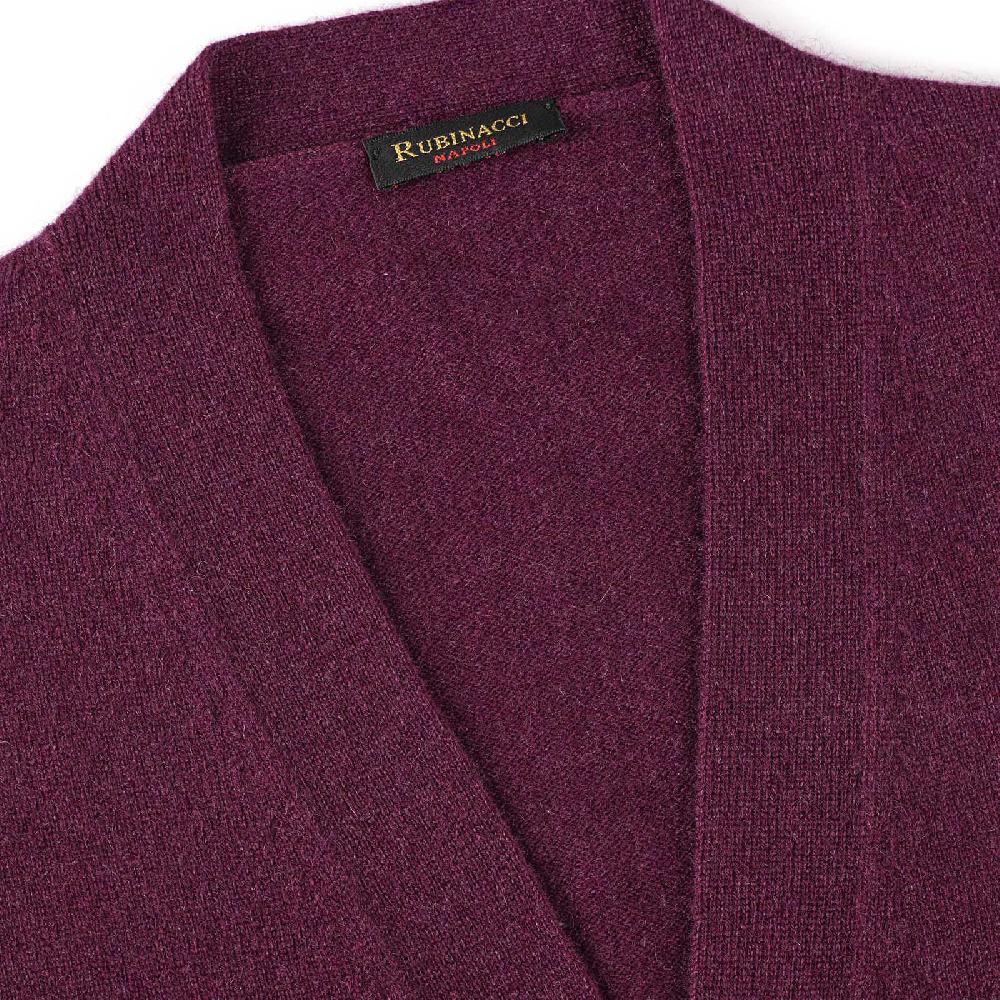 Rubinacci Gilet in cashmere vino Offerte stagionali