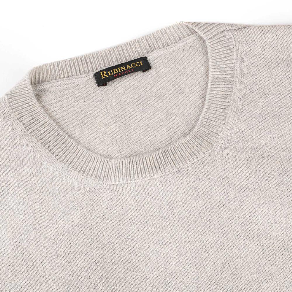 Rubinacci Girocollo in cashmere perla Comprane uno, ottenene uno gratis