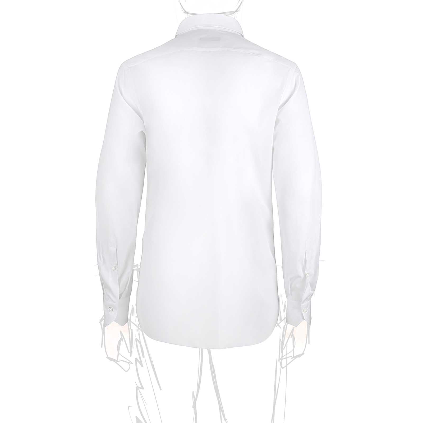 Rubinacci Camicia in cotone bianca Super Saving Price
