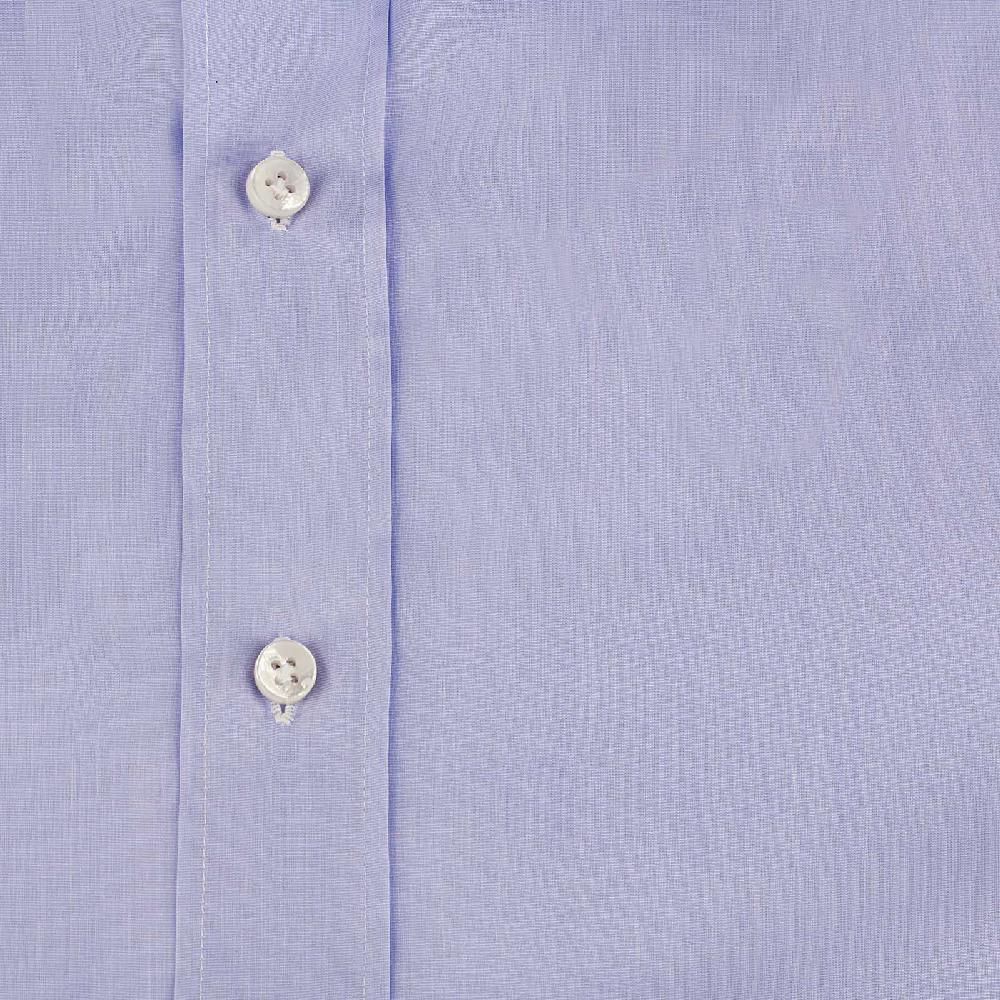Rubinacci Camicia in cotone azzurra polsi gemelli Ultimi tre giorni