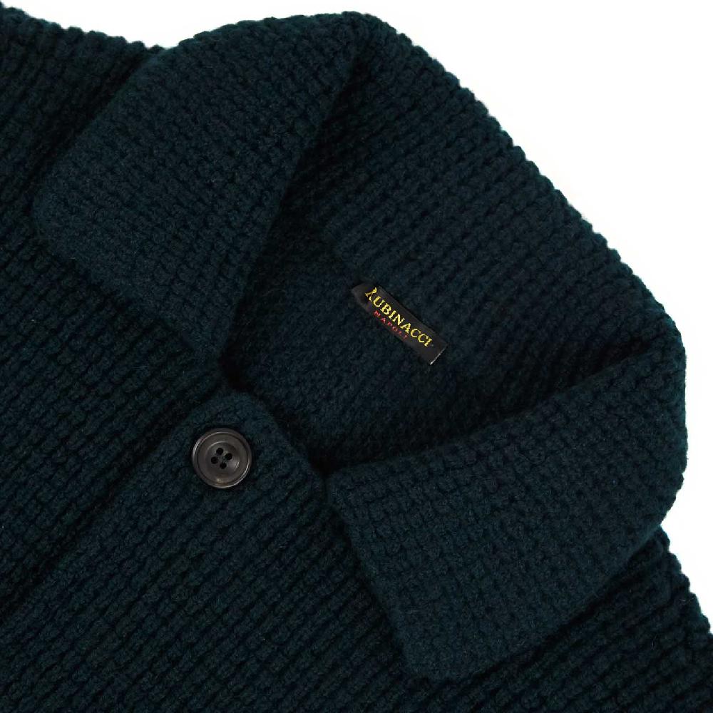 Rubinacci Cardigan cashmere verde scuro Ultimi due giorni
