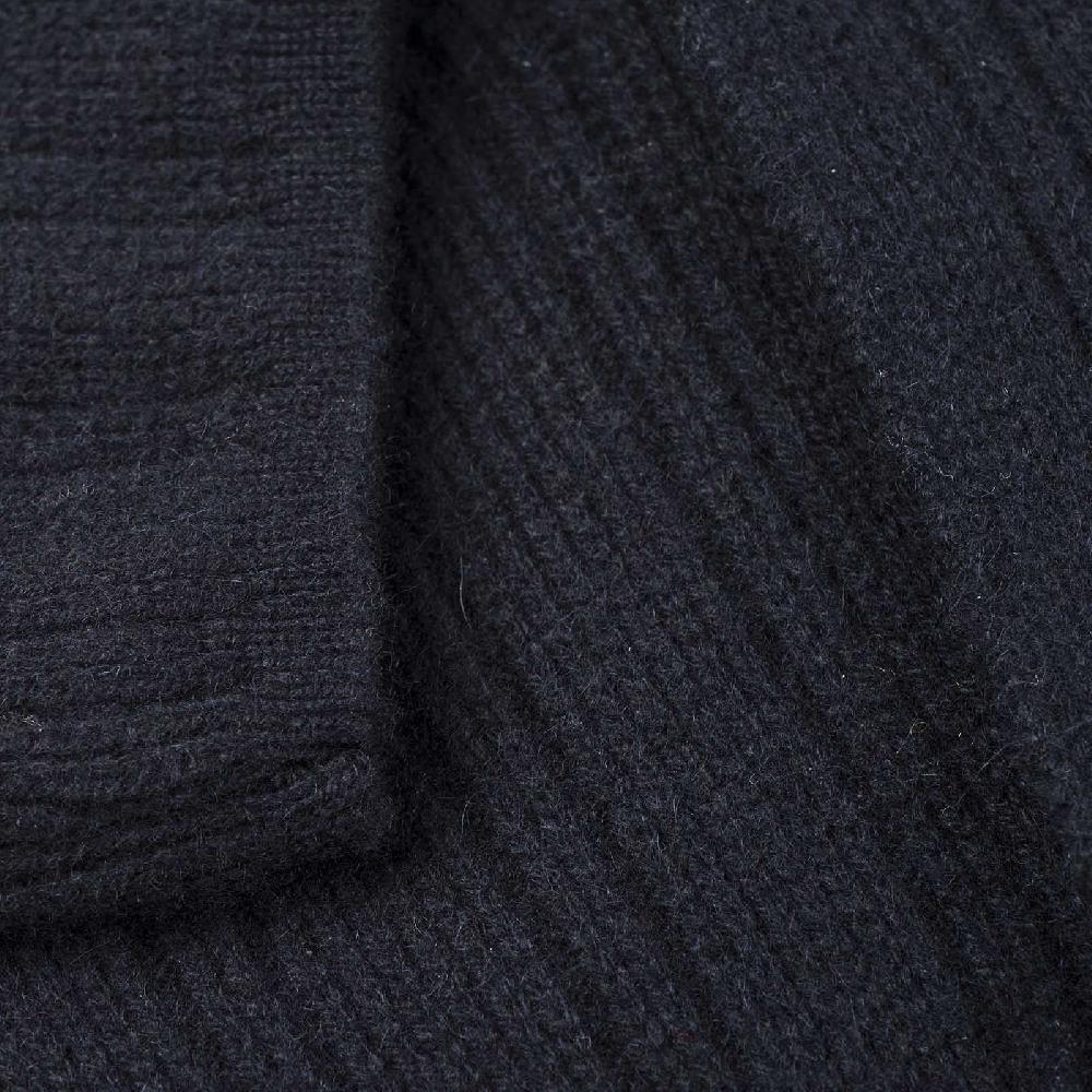 Rubinacci Cardigan doppio petto cashmere blu Promozione temporanea