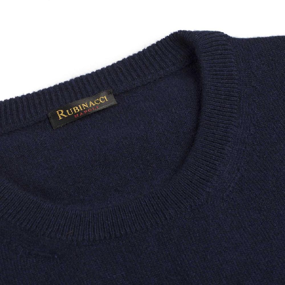 Rubinacci Girocollo in cashmere blu Fino al 60% di sconto