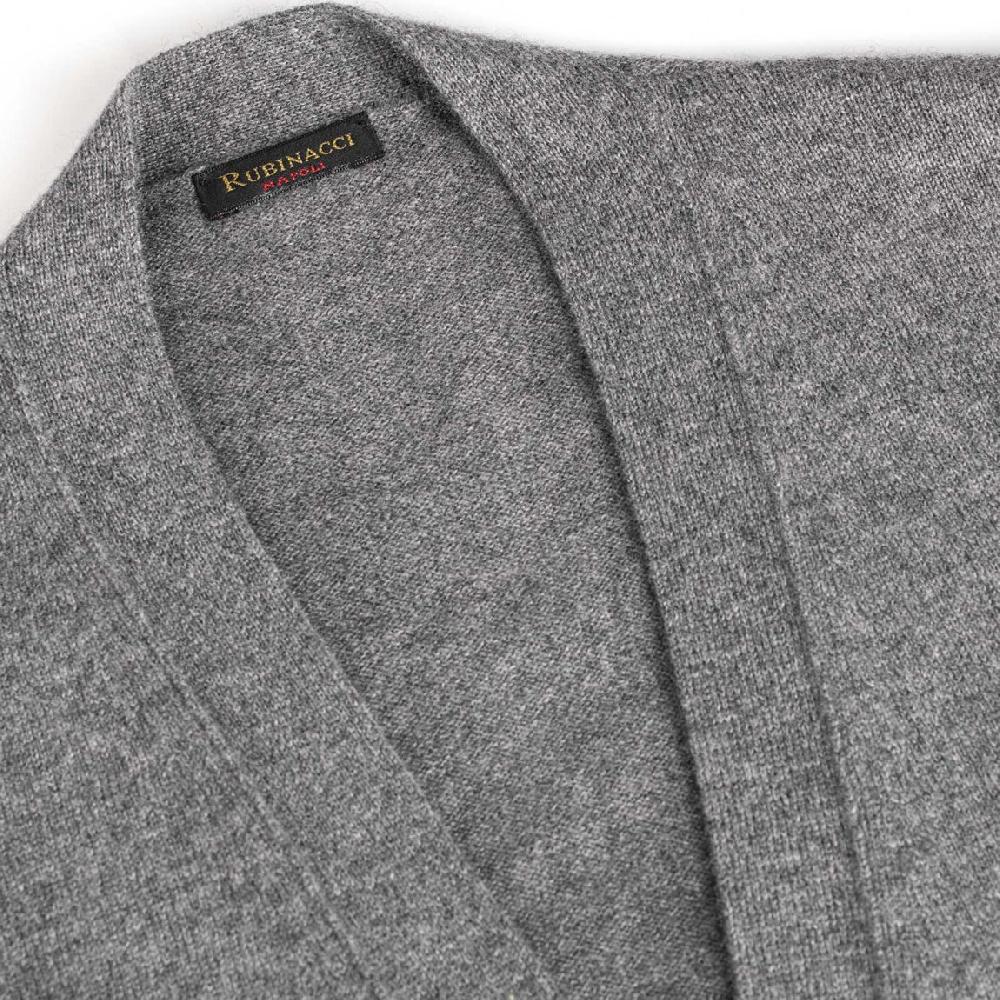 Rubinacci Gilet in cashmere grigio Fino al 65% di sconto