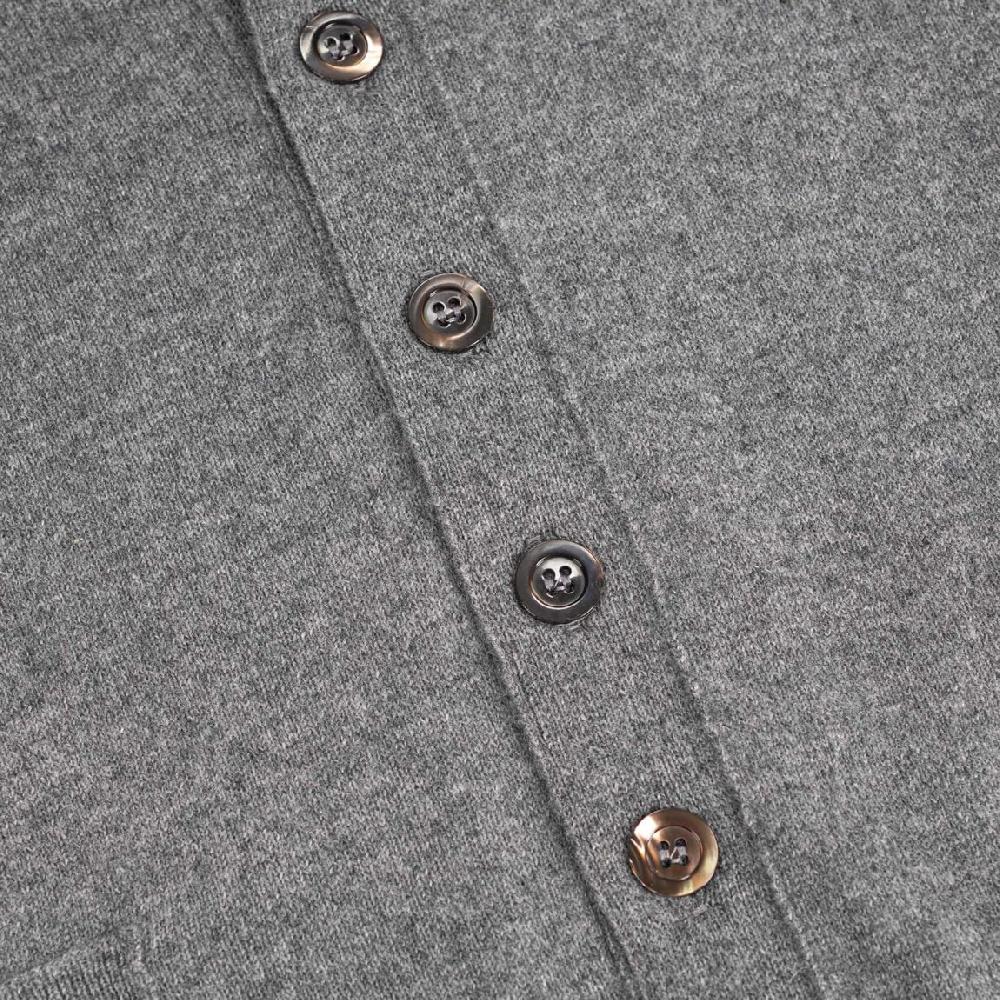 Rubinacci Gilet in cashmere grigio Fino al 65% di sconto