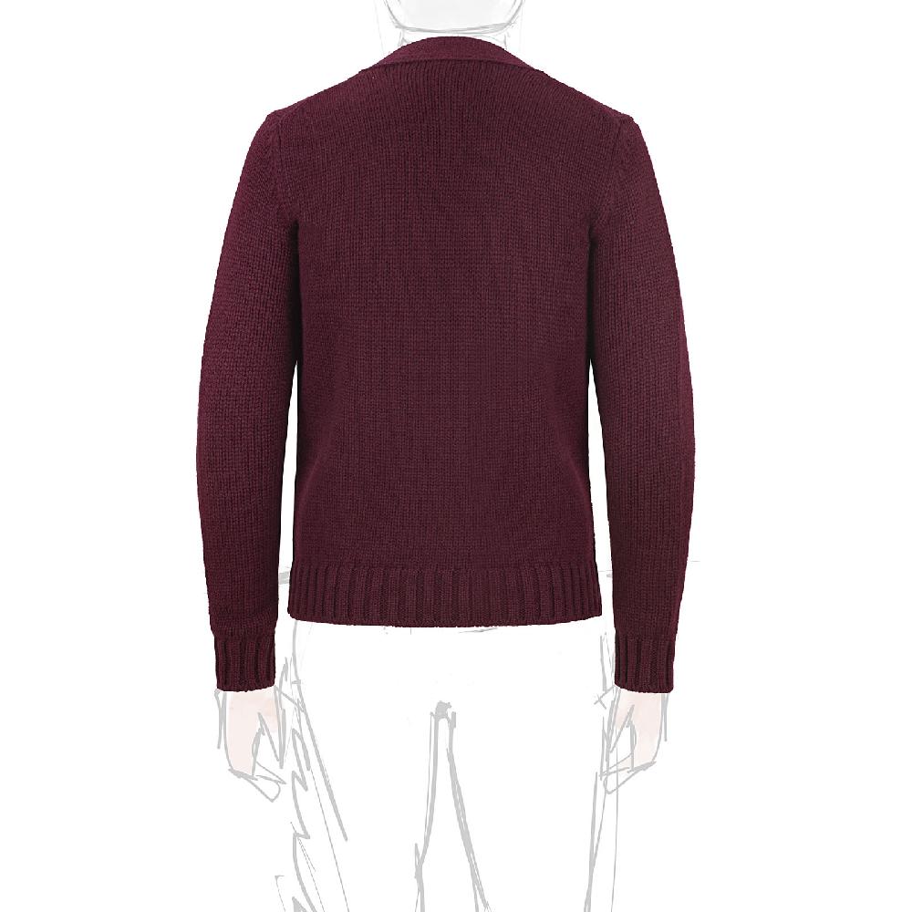 Rubinacci Cardigan cashmere bordeaux Only for today