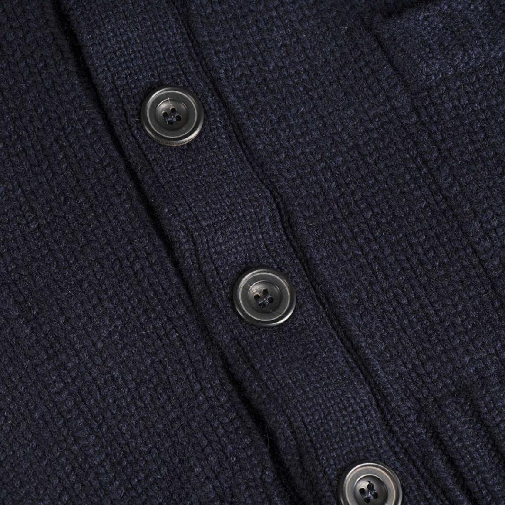 Rubinacci Cardigan cashmere blu Offerta speciale della fabbrica